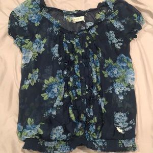 Sheer Floral Top